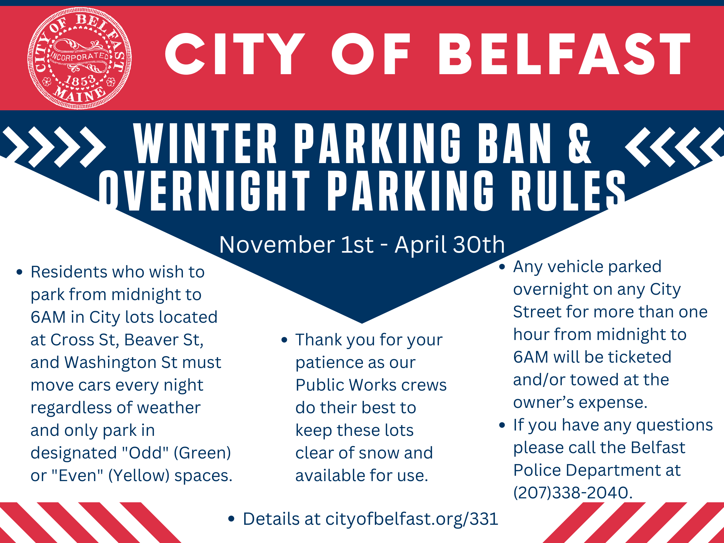 Winter Parking Ban w Overnight Rules